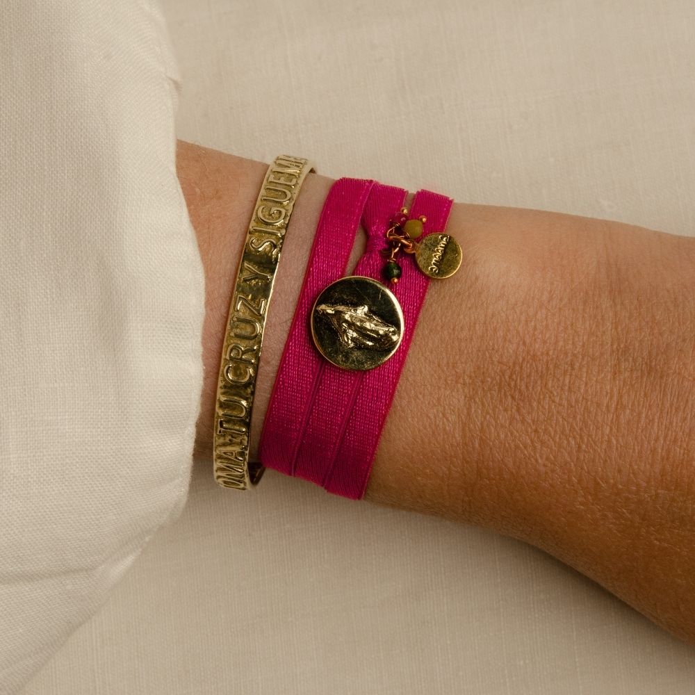 Pulsera Bambalina Fucsia