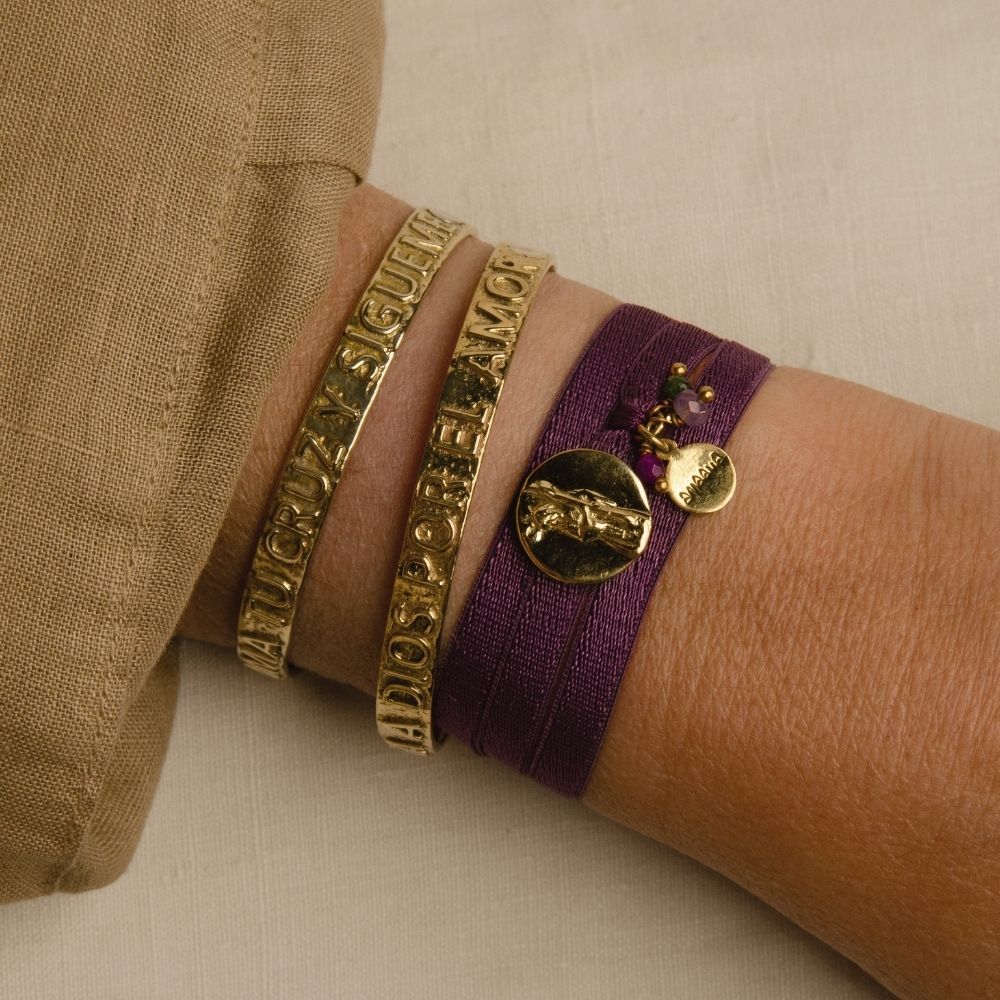 Pulsera Bambalina Morada