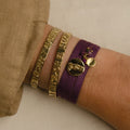 Pulsera Bambalina Morada