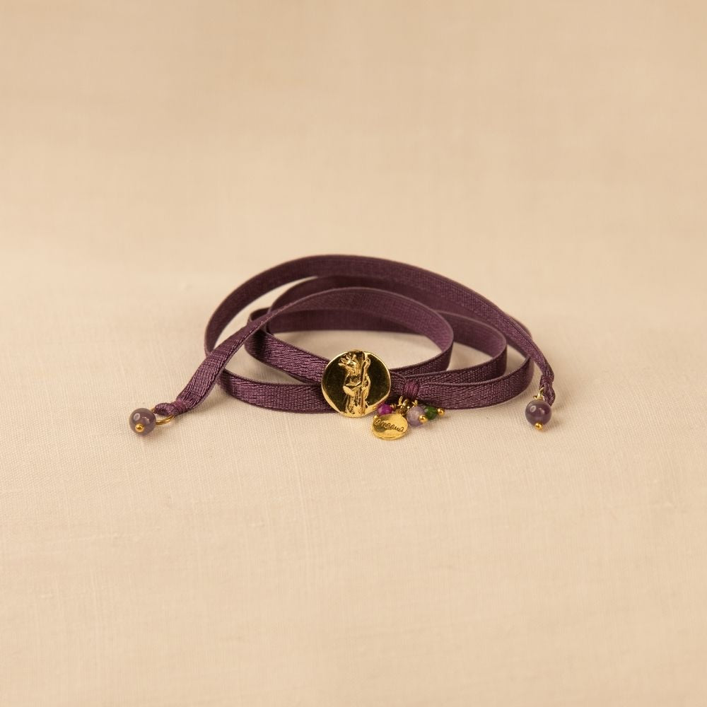 Pulsera Bambalina Morada