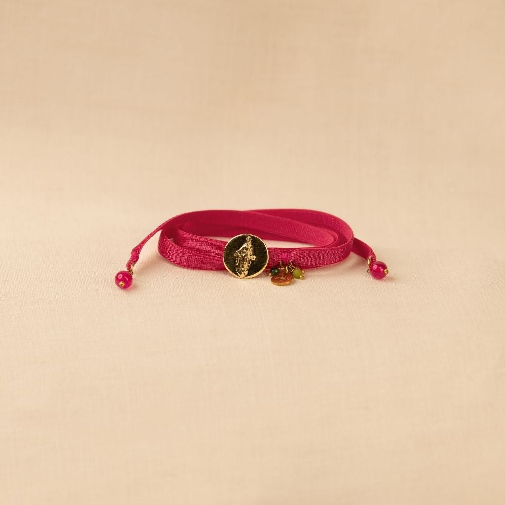 Pulsera Bambalina Fucsia