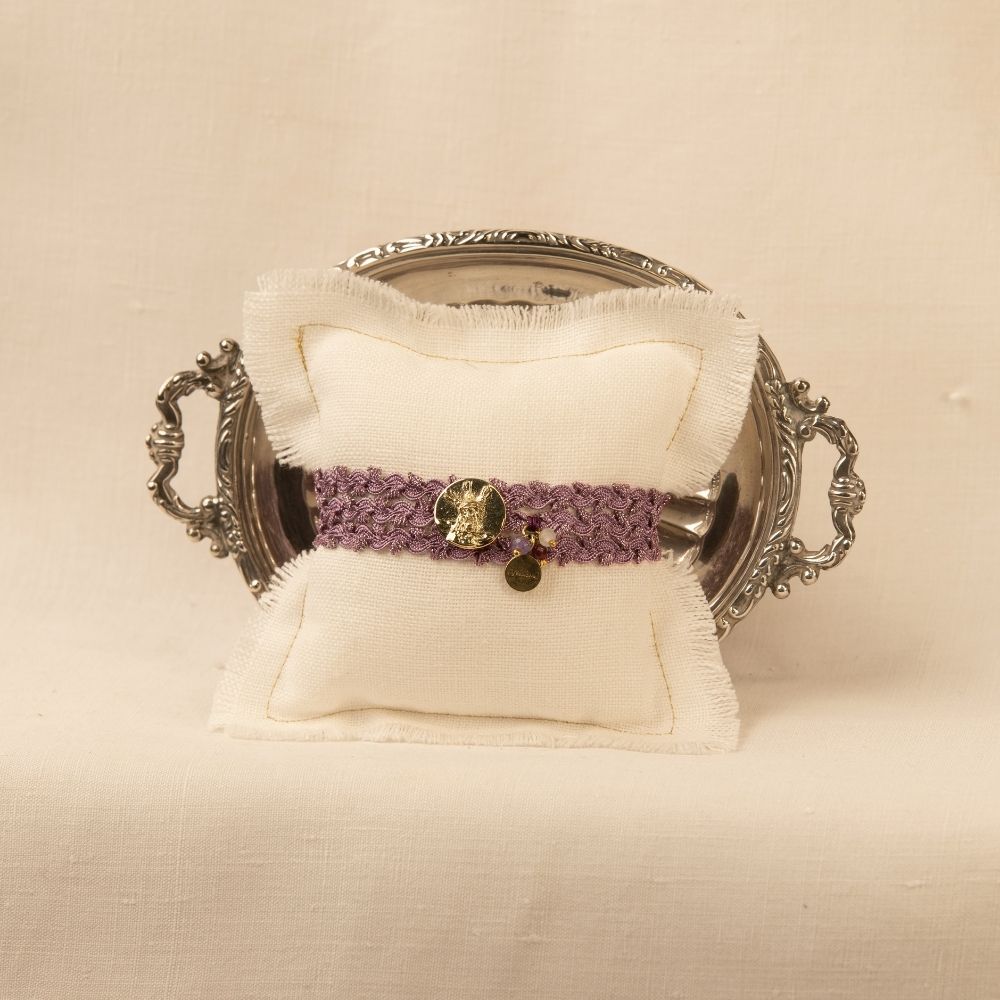 Pulsera Esperanza Morada