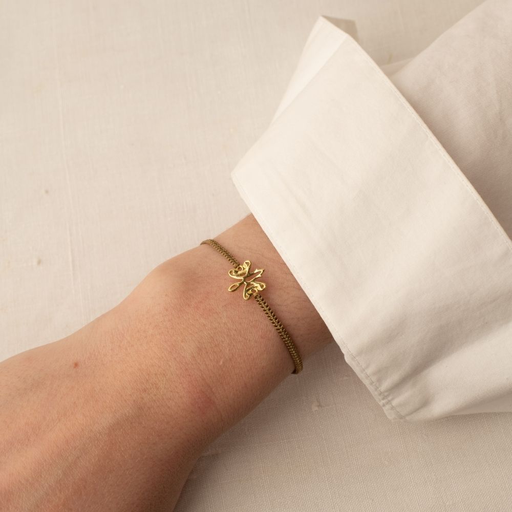 Pulsera Macramé Tabaco