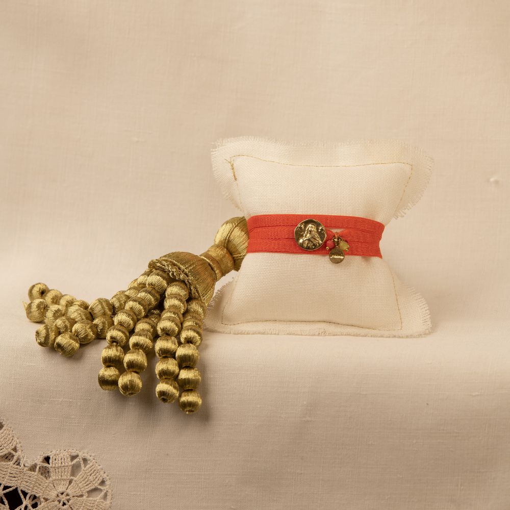 PULSERA BAMBALINA CORAL